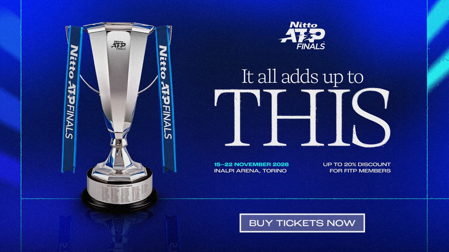 Nitto ATP Finals 2026 – Achetez vos billets