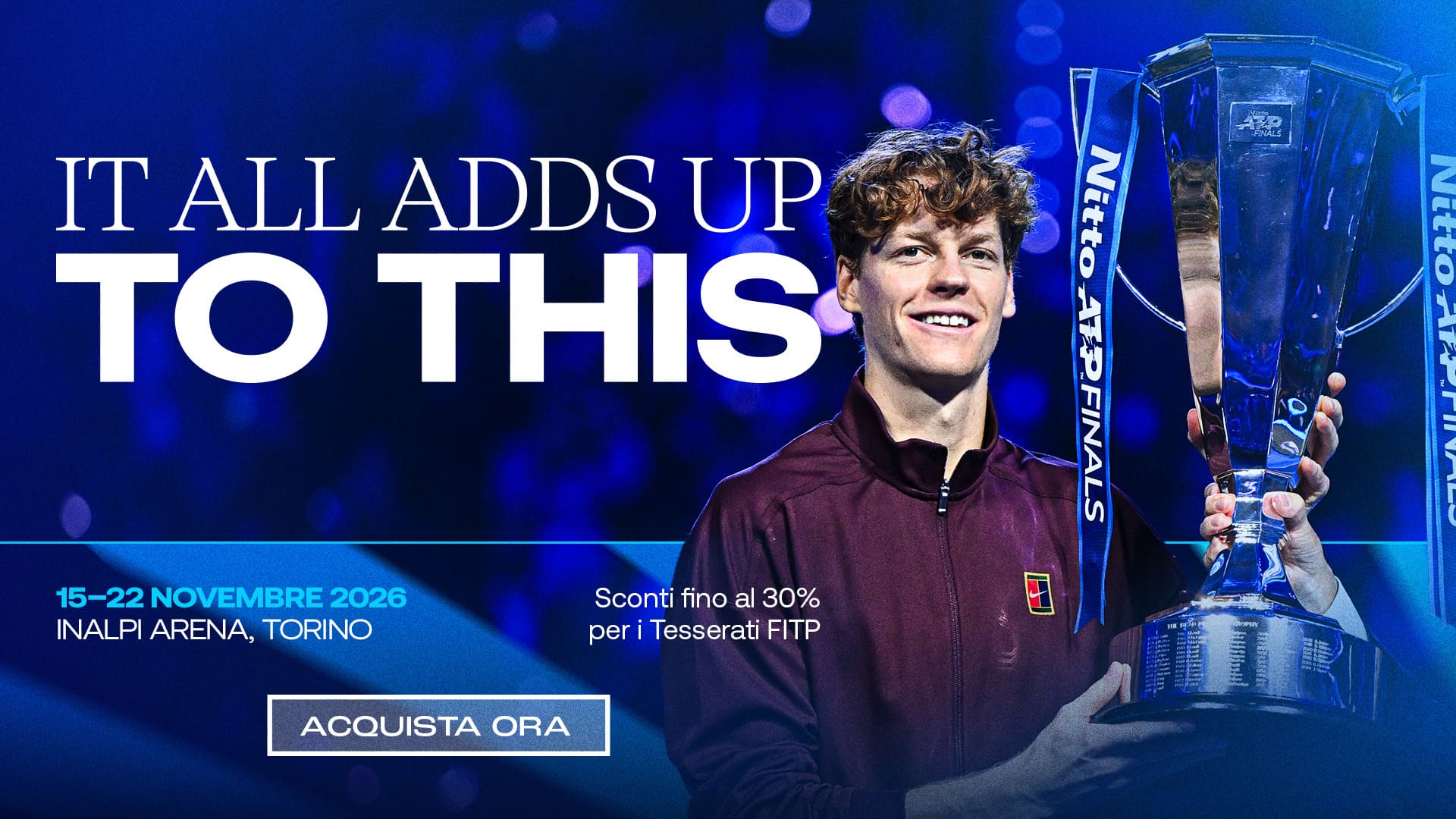 Nitto ATP Finals 2026 – Acquista i biglietti